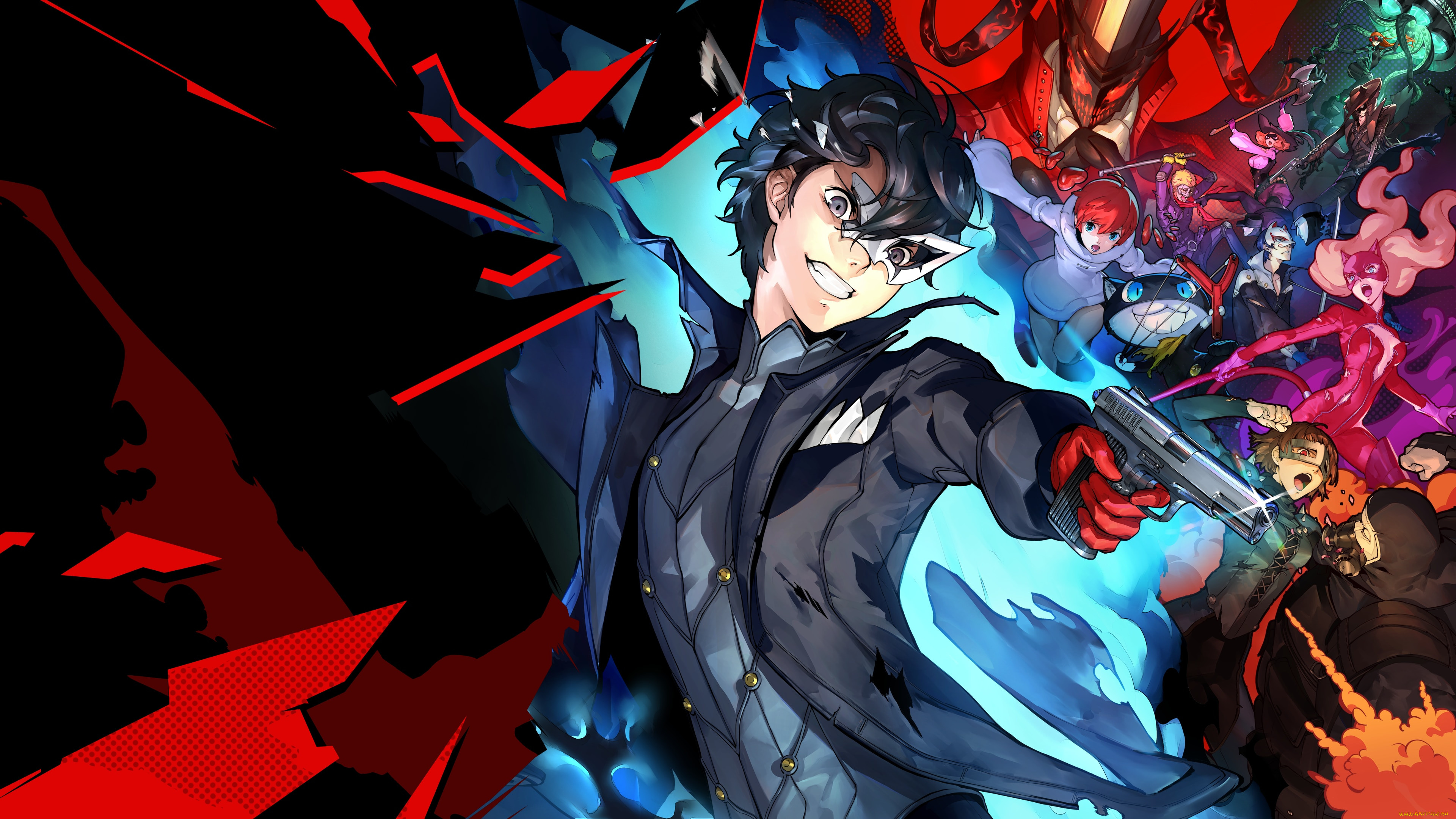 , persona, 5, strikers